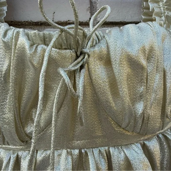 NWOT Selkie Seashell Gown in Champagne - Size XXL